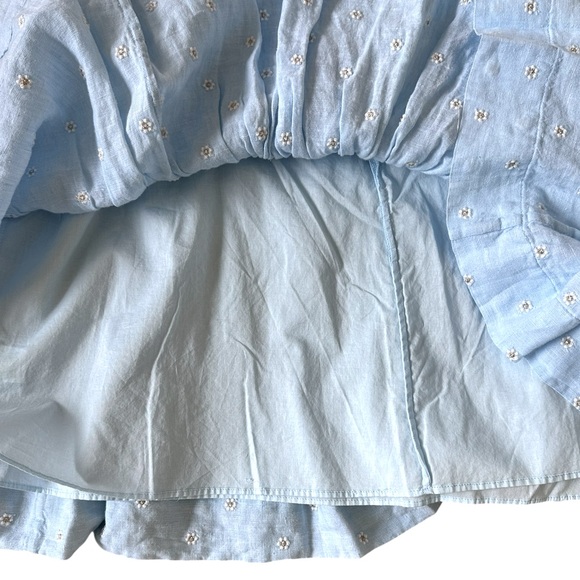 LILLY PULITZER “You Drive Me Daisy” blue Kylanne embroidered linen dress 14 NWT! - Picture 7 of 12